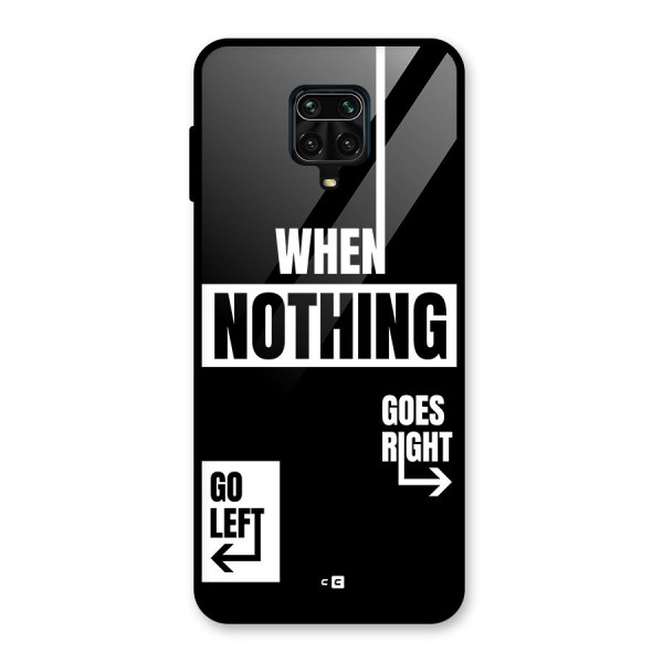 Alternate Plan Glass Back Case for Redmi Note 9 Pro Max