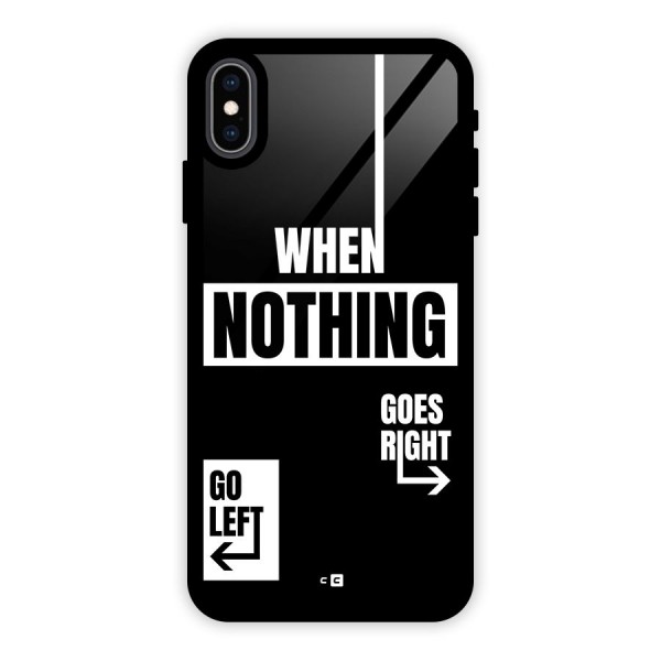 Alternate Plan Glass Back Case for iPhone XS Max