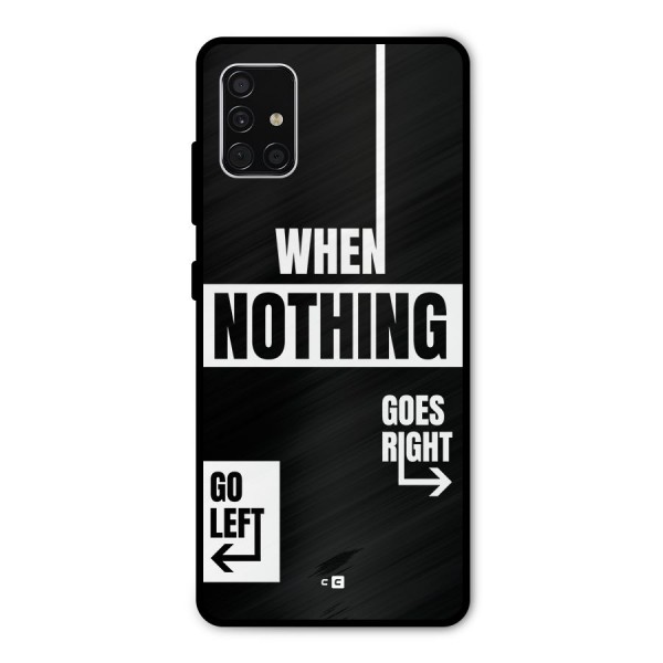 Alternate Plan Metal Back Case for Galaxy A51