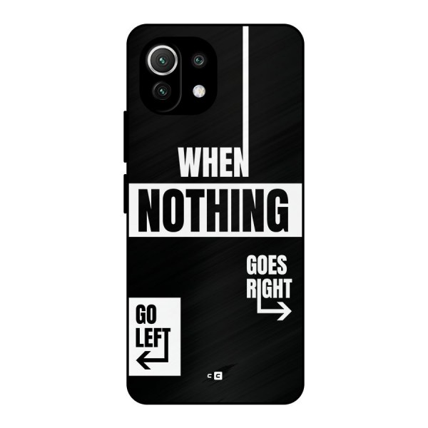 Alternate Plan Metal Back Case for Mi 11 Lite NE 5G