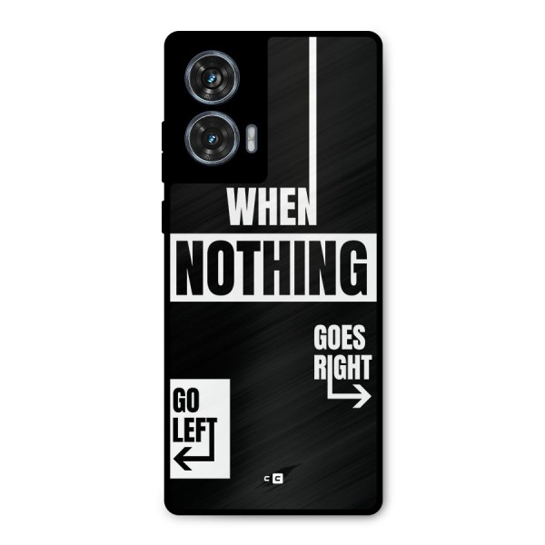 Alternate Plan Metal Back Case for Motorola Edge 50 Fusion