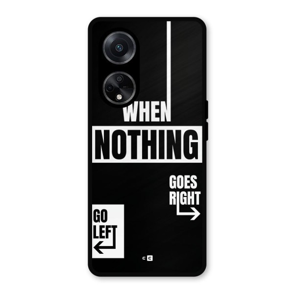 Alternate Plan Metal Back Case for Oppo F23