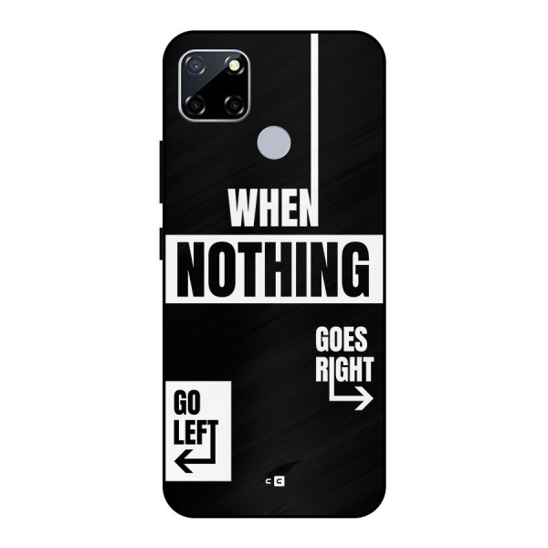 Alternate Plan Metal Back Case for Realme Narzo 30A