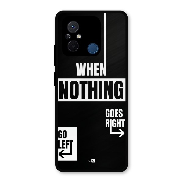 Alternate Plan Metal Back Case for Redmi 12C