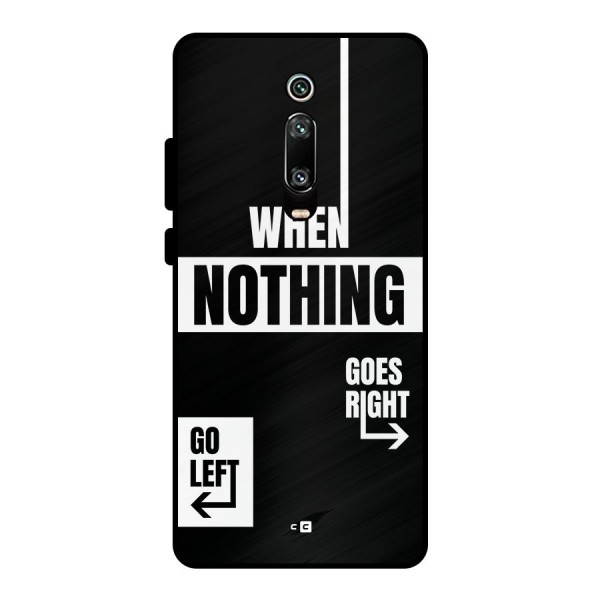 Alternate Plan Metal Back Case for Redmi K20 Pro