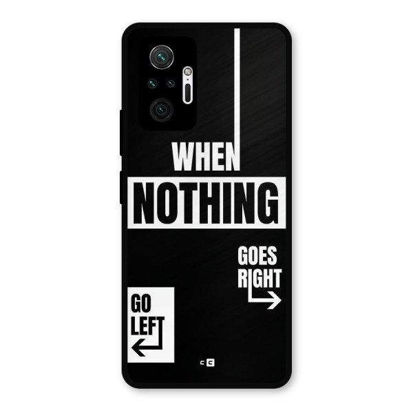 Alternate Plan Metal Back Case for Redmi Note 10 Pro Max