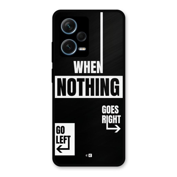 Alternate Plan Metal Back Case for Redmi Note 12 Pro Plus 5G