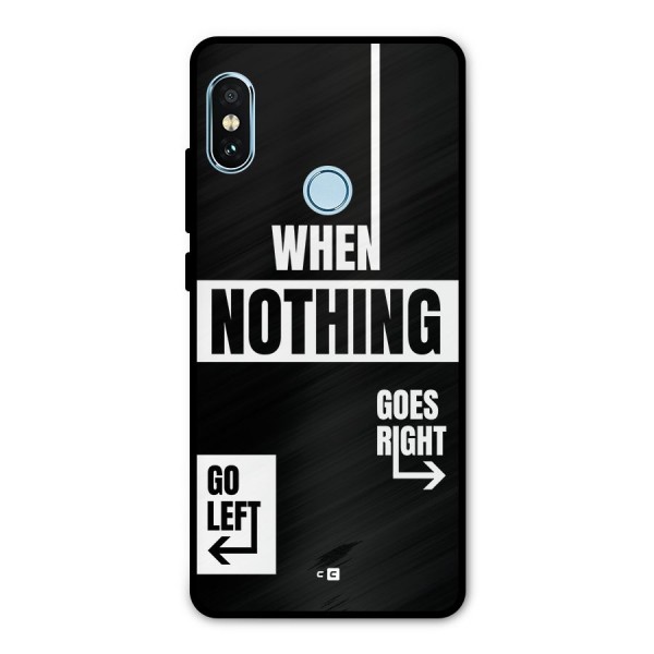 Alternate Plan Metal Back Case for Redmi Note 5 Pro