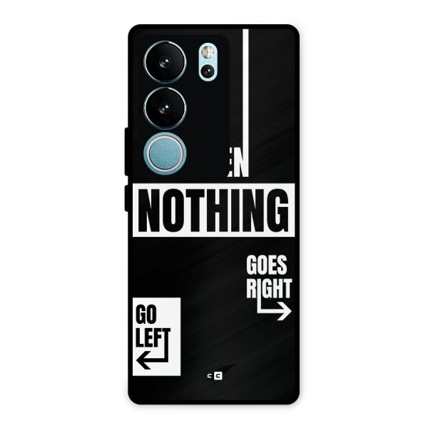 Alternate Plan Metal Back Case for Vivo V29