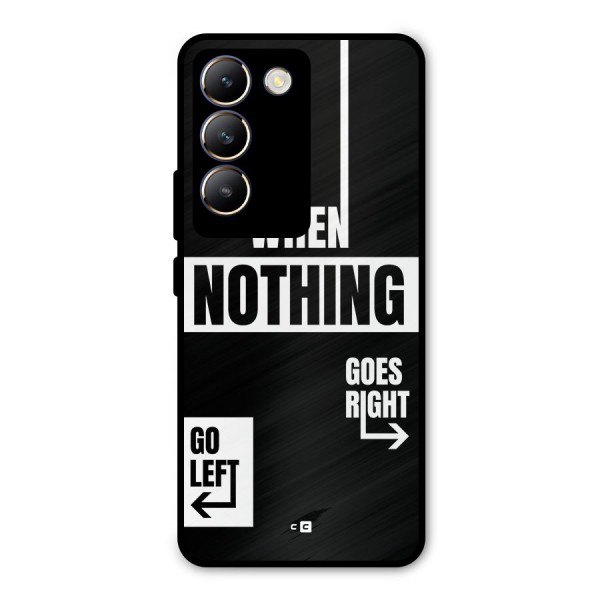Alternate Plan Metal Back Case for Vivo Y200e