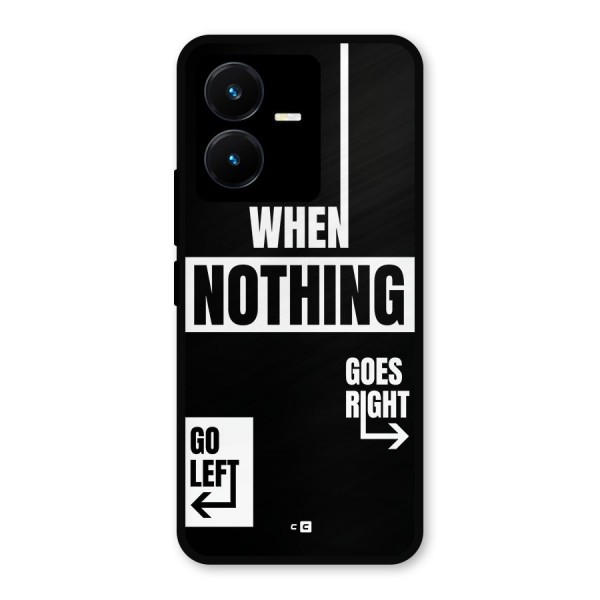Alternate Plan Metal Back Case for Vivo Y22