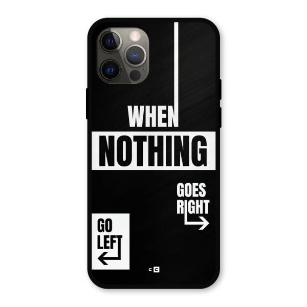 Alternate Plan Metal Back Case for iPhone 12 Pro