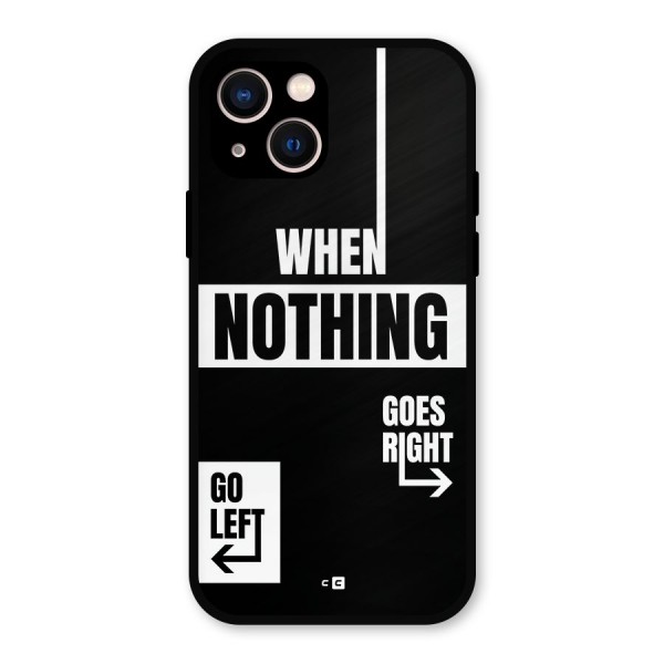 Alternate Plan Metal Back Case for iPhone 13