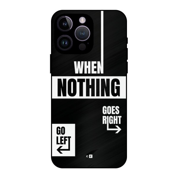 Alternate Plan Metal Back Case for iPhone 14 Pro Max