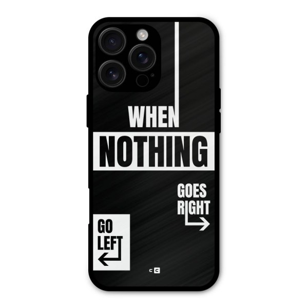 Alternate Plan Metal Back Case for iPhone 16 Pro Max