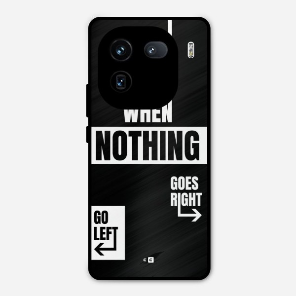Alternate Plan Metal Back Case for iQOO 12