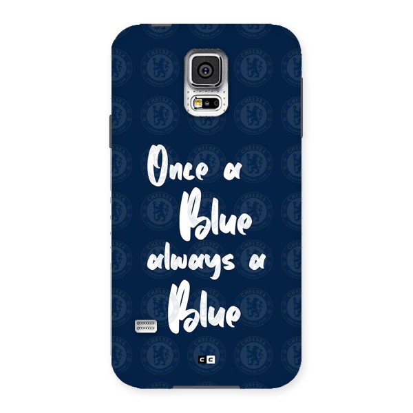 Always A Blue Back Case for Galaxy S5