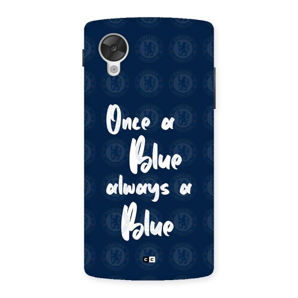 Always A Blue Back Case for Google Nexus 5
