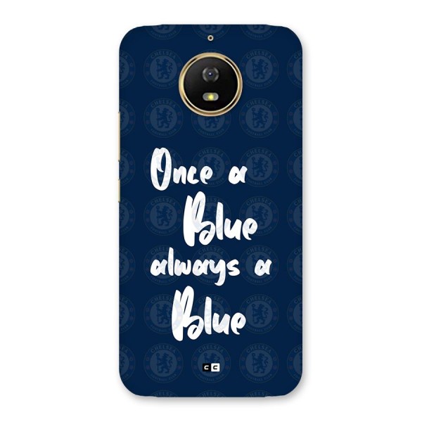 Always A Blue Back Case for Moto G5s