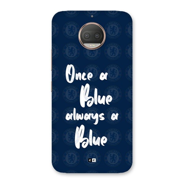Always A Blue Back Case for Moto G5s Plus