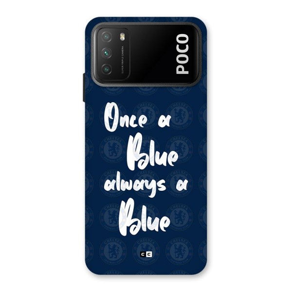 Always A Blue Back Case for Poco M3