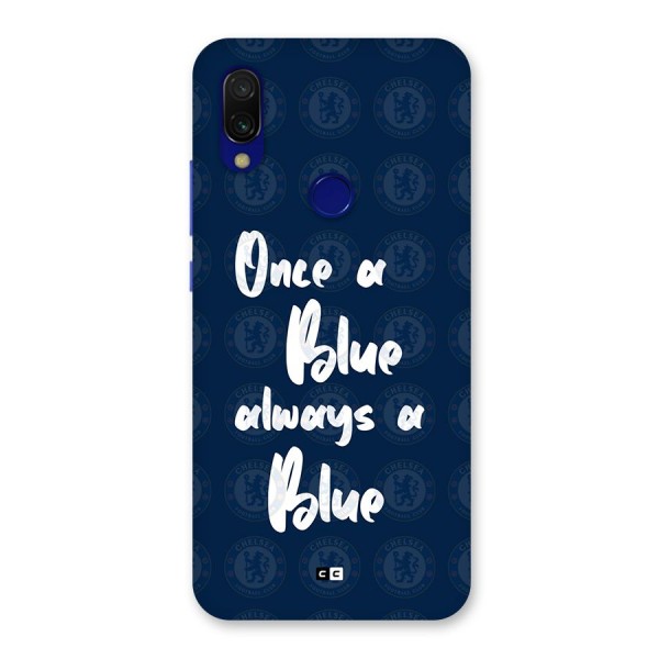 Always A Blue Back Case for Redmi 7