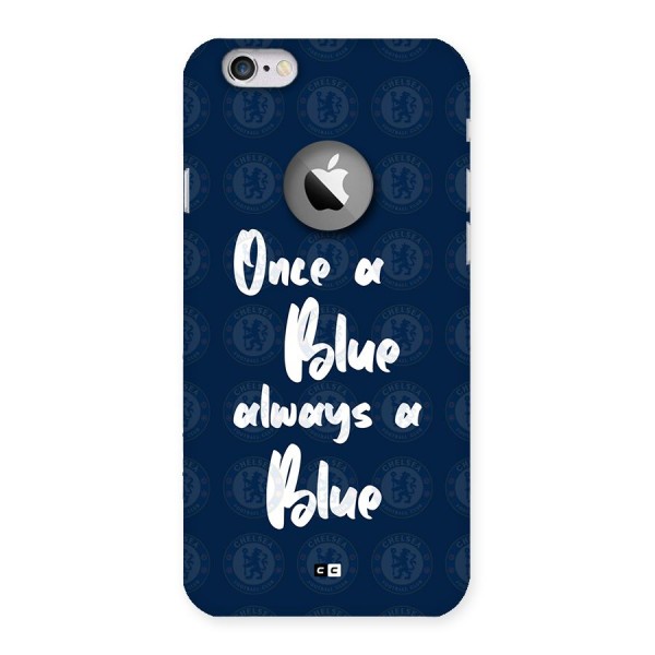 Always A Blue Back Case for iPhone 6 Logo Cut