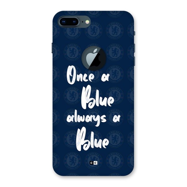 Always A Blue Back Case for iPhone 7 Plus Logo Cut