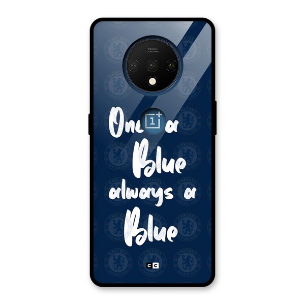 Always A Blue Glass Back Case for OnePlus 7T