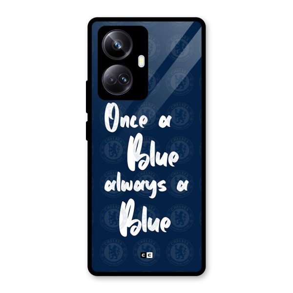 Always A Blue Glass Back Case for Realme 10 Pro Plus