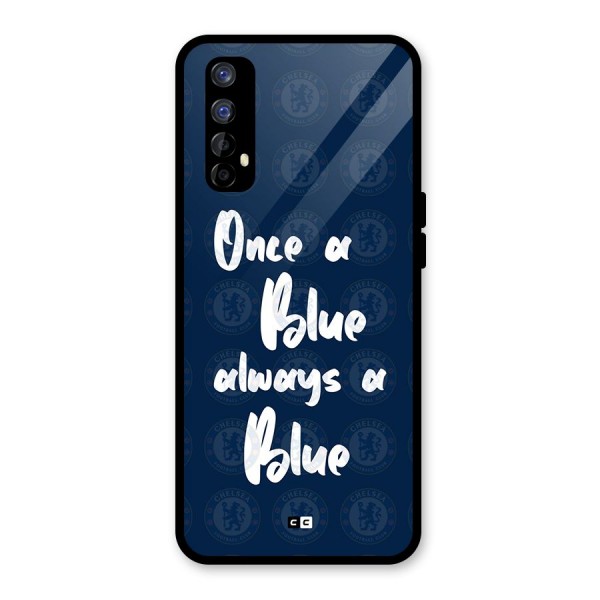 Always A Blue Glass Back Case for Realme Narzo 20 Pro