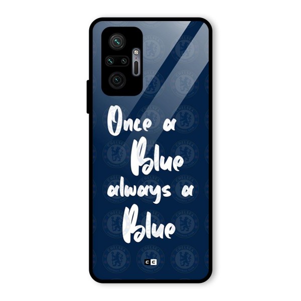 Always A Blue Glass Back Case for Redmi Note 10 Pro Max