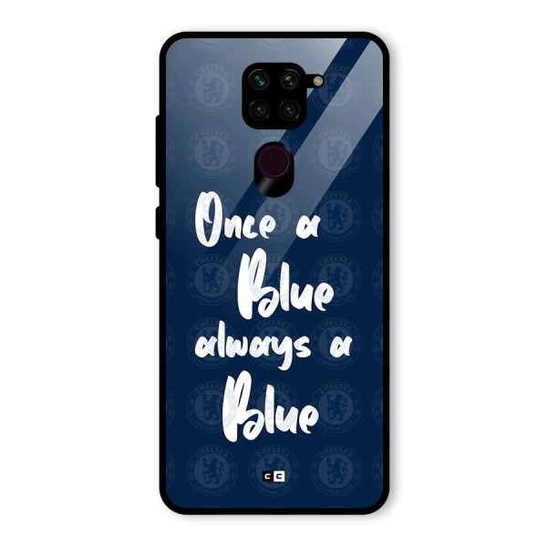 Always A Blue Glass Back Case for Redmi Note 9