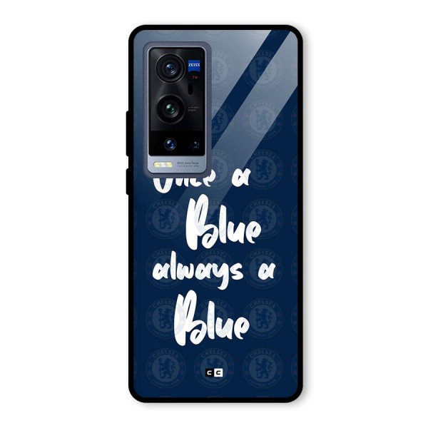 Always A Blue Glass Back Case for Vivo X60 Pro Plus