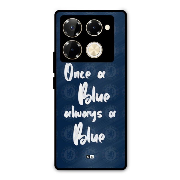 Always A Blue Metal Back Case for Infinix Note 40 Pro Plus
