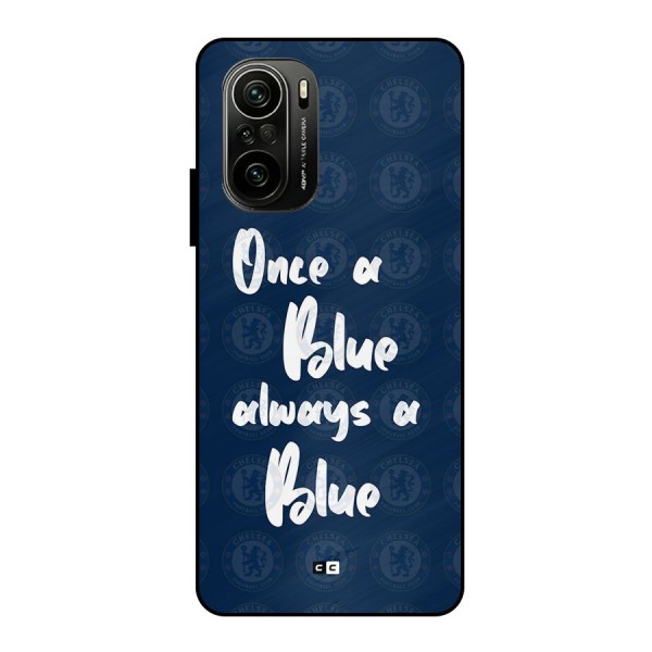 Always A Blue Metal Back Case for Mi 11X Pro