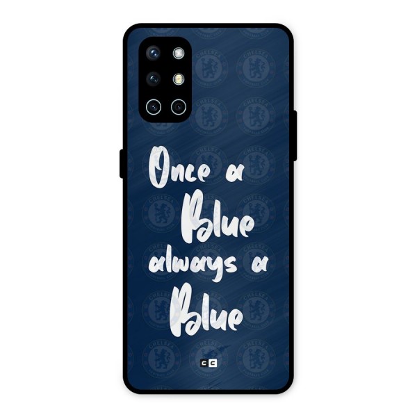 Always A Blue Metal Back Case for OnePlus 9R