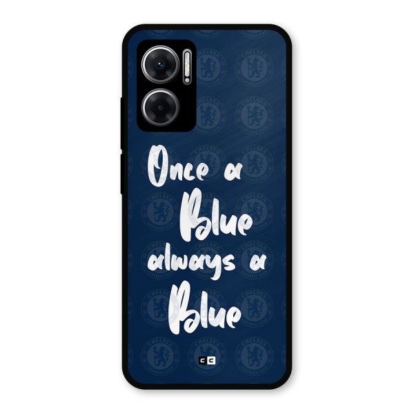 Always A Blue Metal Back Case for Redmi 11 Prime 5G