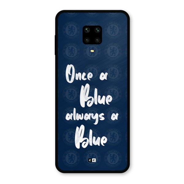 Always A Blue Metal Back Case for Redmi Note 9 Pro Max