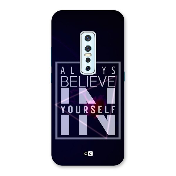 Always Believe in Yourself Back Case for Vivo V17 Pro