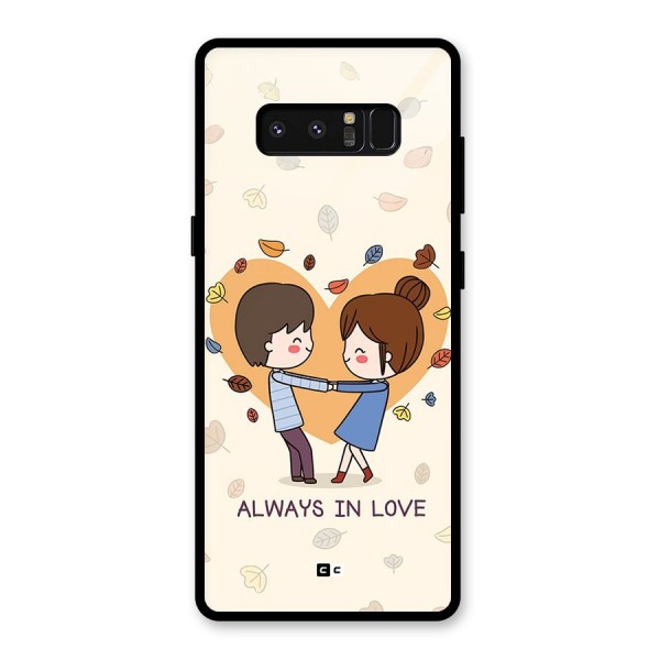 Always In Love Glass Back Case for Galaxy Note 8