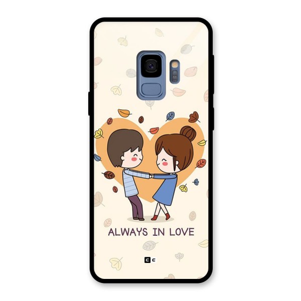 Always In Love Glass Back Case for Galaxy S9