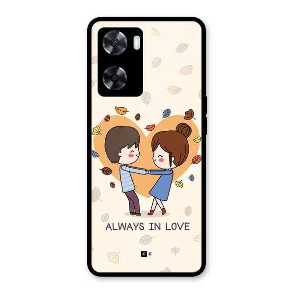 Always In Love Glass Back Case for Oppo A77