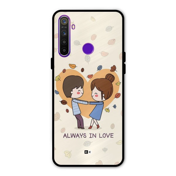 Always In Love Glass Back Case for Realme 5s