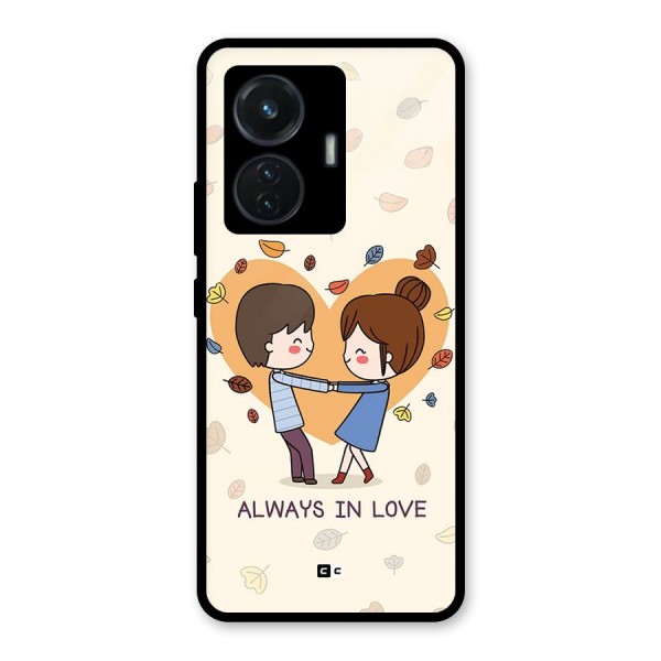 Always In Love Glass Back Case for iQOO Z6 44W