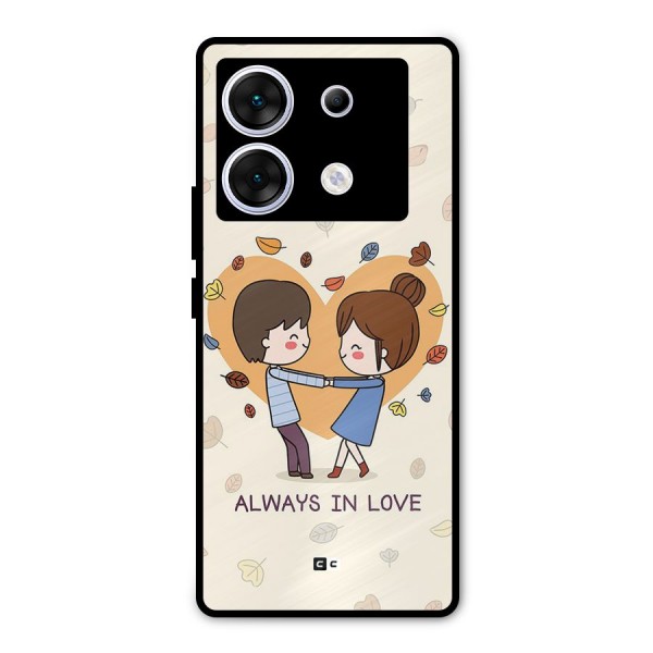 Always In Love Metal Back Case for Infinix Zero 30 5G