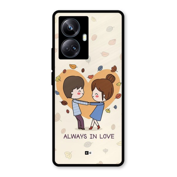 Always In Love Metal Back Case for Realme 10 Pro Plus