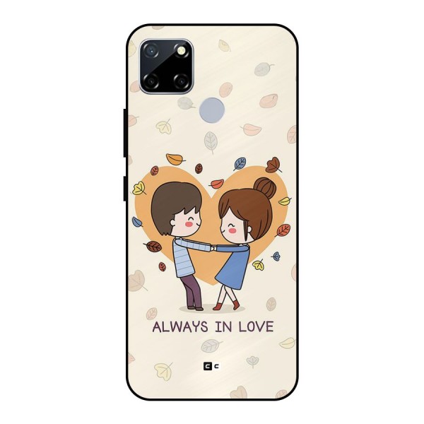 Always In Love Metal Back Case for Realme Narzo 30A