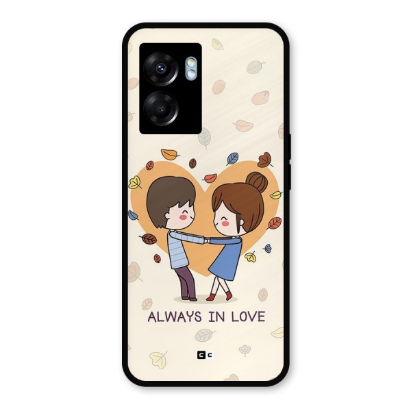 Always In Love Metal Back Case for Realme Narzo 50 5G