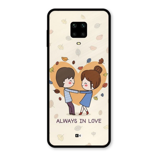 Always In Love Metal Back Case for Redmi Note 9 Pro Max